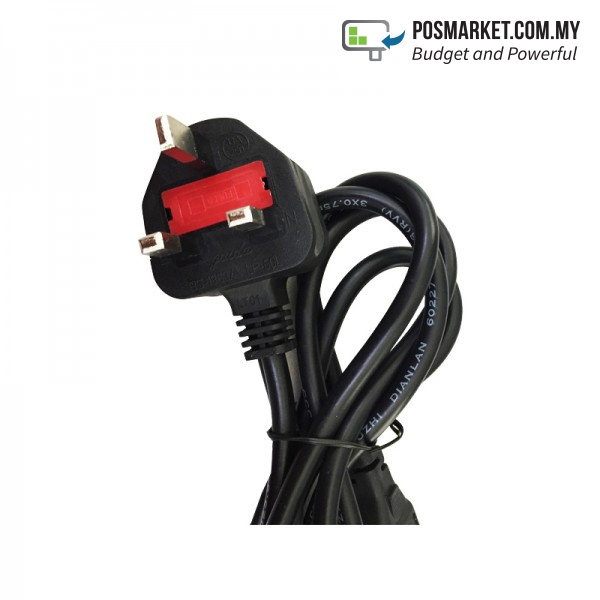 3 Pin Power Cord with Fuse